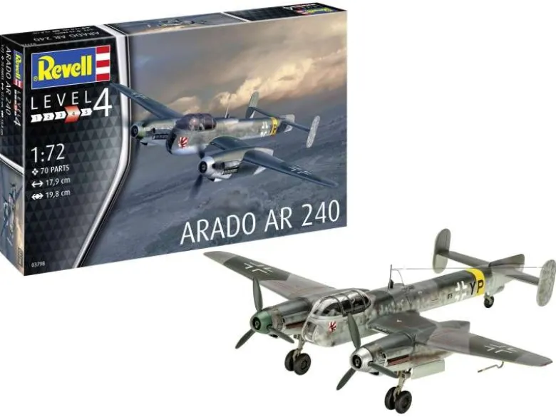 Revell 03798Arado Ar 240 Revell Modellbausatz 1:72