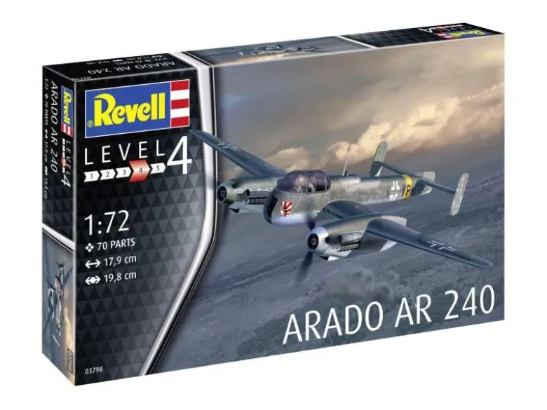 Revell 03798Arado Ar 240 Revell Modellbausatz 1:72