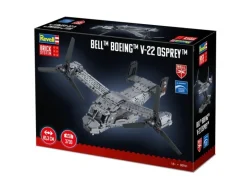Revell 00961Bell Boeing V-22 Osprey- Brick System Klemmbaustein Set 1:25 3730 Teile - Spannweite: 853mm