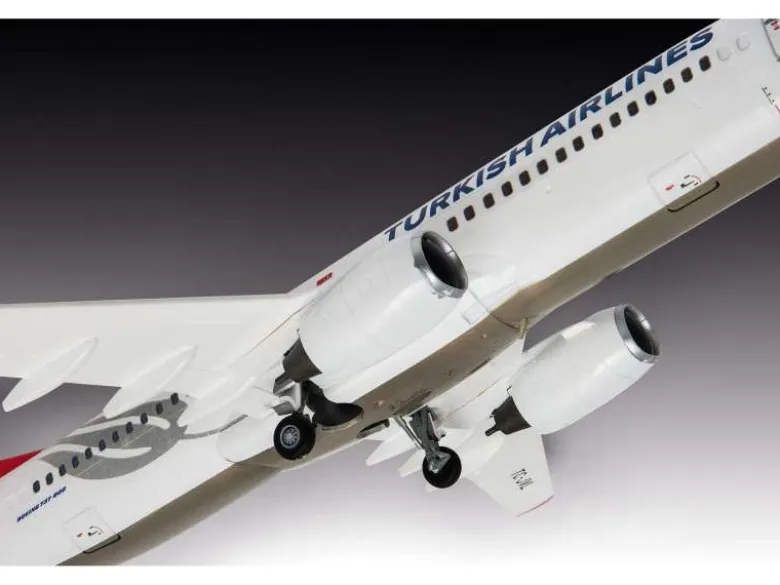 Revell 03772Boeing 737-800 'Turkish Airlines', Modellbausatz 1:144