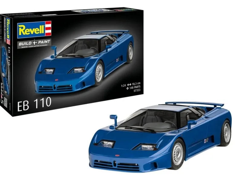 Revell 07353Bugatti EB110 Plastikbausatz 1:24