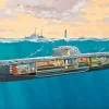 Revell 05078Deutsches U-Boot Typ XXI mit Interieur 1:144