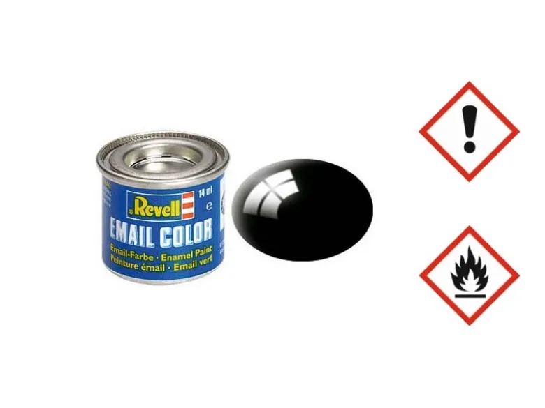 Revell 32107Email Color schwarz, glänzend 14ml