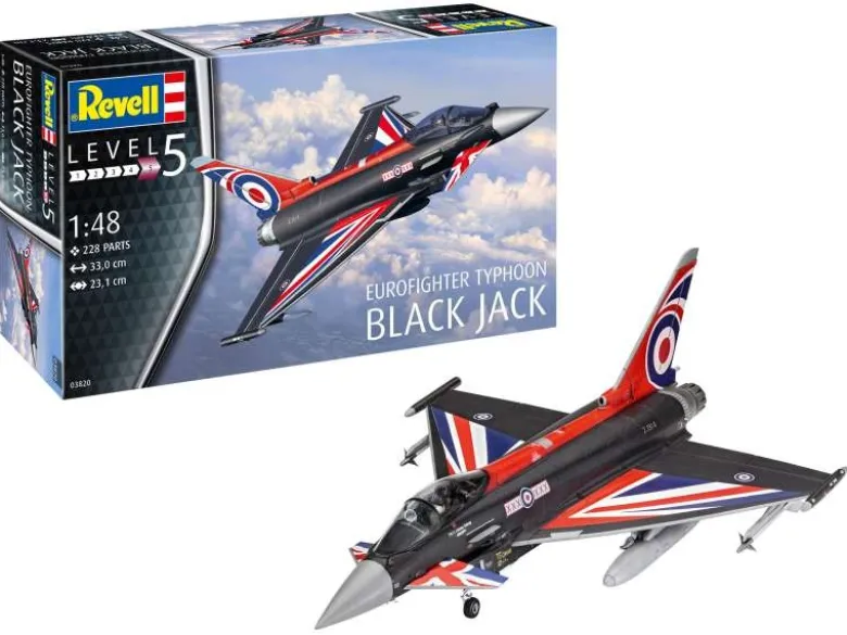 Revell 03820Eurofighter Typhoon Black Jack 1:48 Modellbausatz