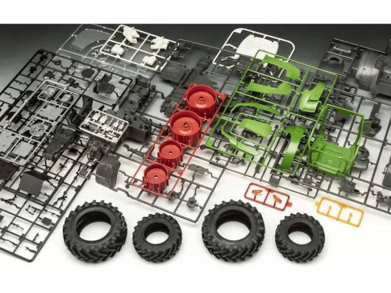 Revell 07827Fendt 728 Vario Tractor (Click System), Bausatz 1:20 zum Zusammenstecken - mehrfarbig