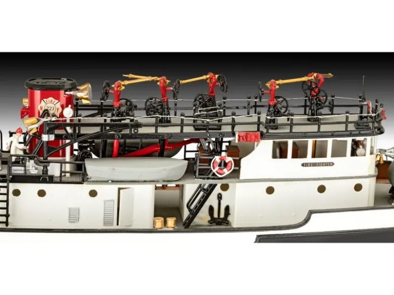 Revell 05197Feuerlöschboot 'Fire Fighter' - Modellbausatz 1:87