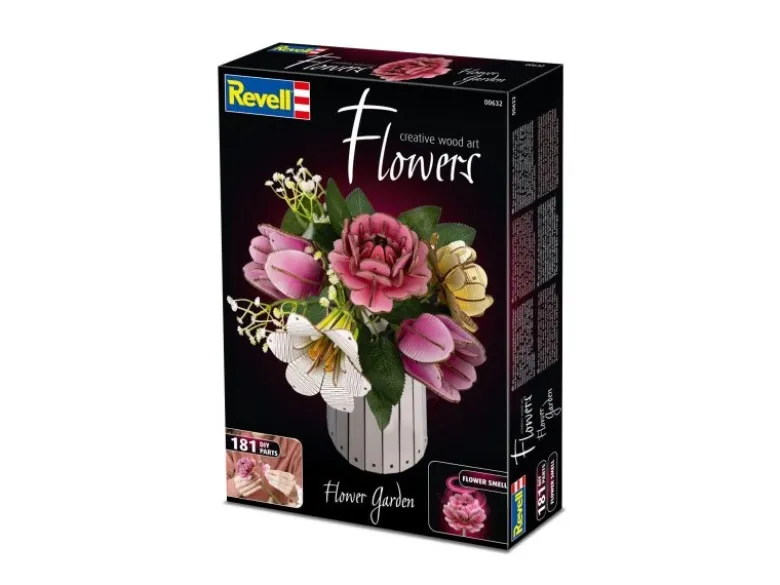 Revell 00632'Flower Garden' Holzblumen Bausatz