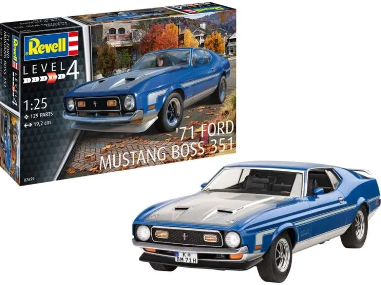 Revell 0769971 Ford Mustang Boss 351 Bausatz 1:25