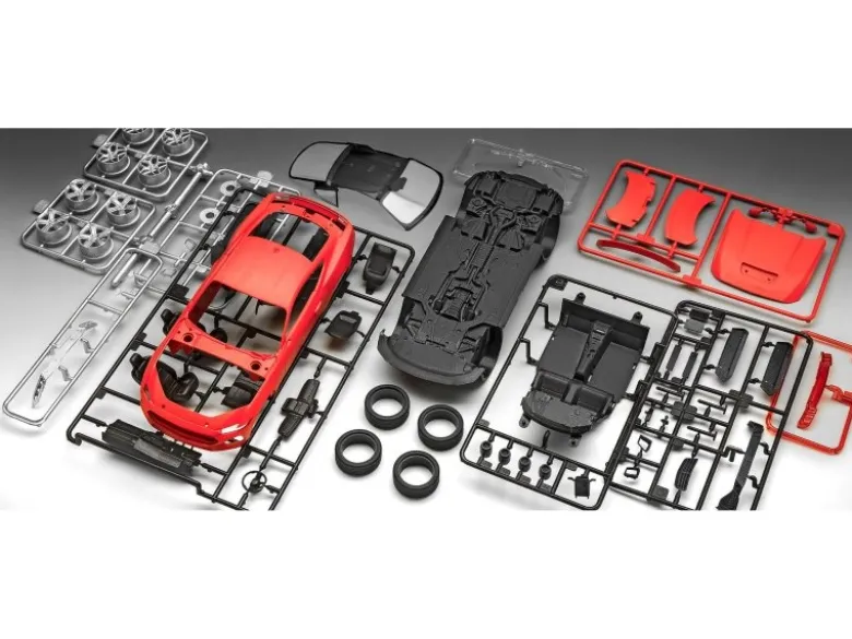 Revell 077432024 Ford Mustang GT (2 in 1) (Click System), Bausatz 1:25