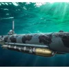 Revell 05187German Midget Submarine Type Molch Bausatz 1:72
