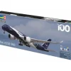 Revell 05612Geschenkset A350-900 - Lufthansa 100years, Bausatz 1:144 inkl. Farben, Pinsel, Kleber