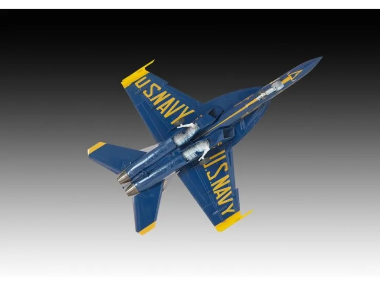 Revell 05613Geschenkset 'Blue Angels - 80 Jahre', Modellbausatz 1:72 inkl. Farben, Pinsel, Kleber