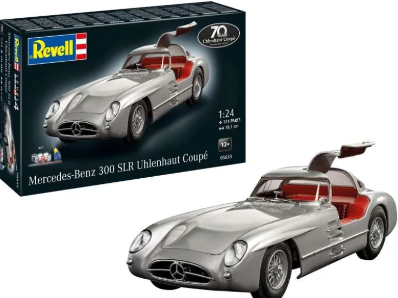 Revell 05633Geschenkset Mercedes-Benz 300 SLR 70th Anniversary 1:24 Bausatz mit Basiszubehör