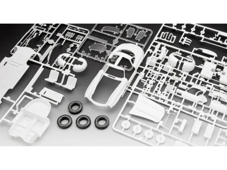 Revell 05614Geschenkset Mercedes-Benz 300 SL '140 Jahre MB' 1:24 Modellbausatz mit Basiszubehör