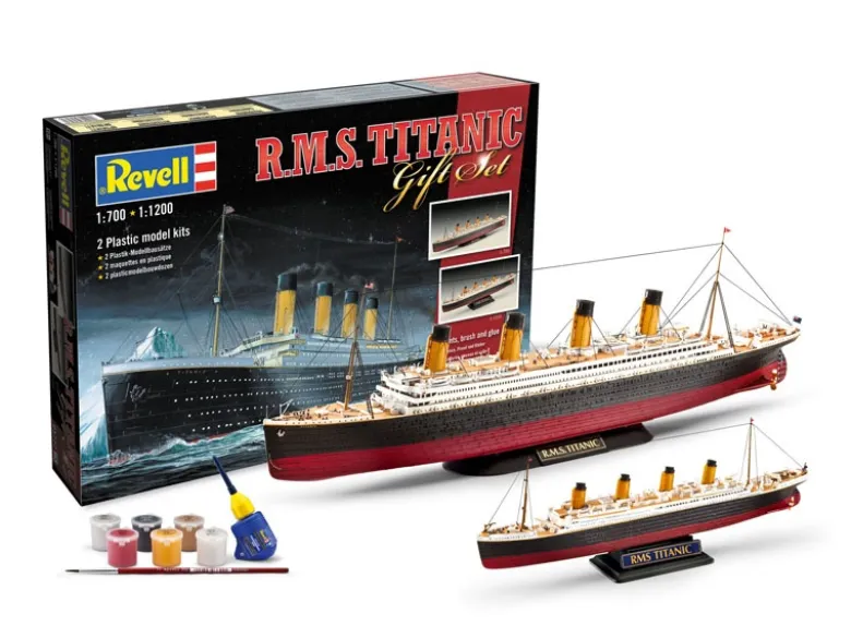 Revell 05727Geschenk-Set R.M.S. Titanic 1:700 + 1:1200