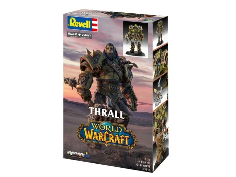 Revell 03516Geschenkset World of Warcraft 'Thrall' Modellbausatz 1:16 inkl. Basiszubehör