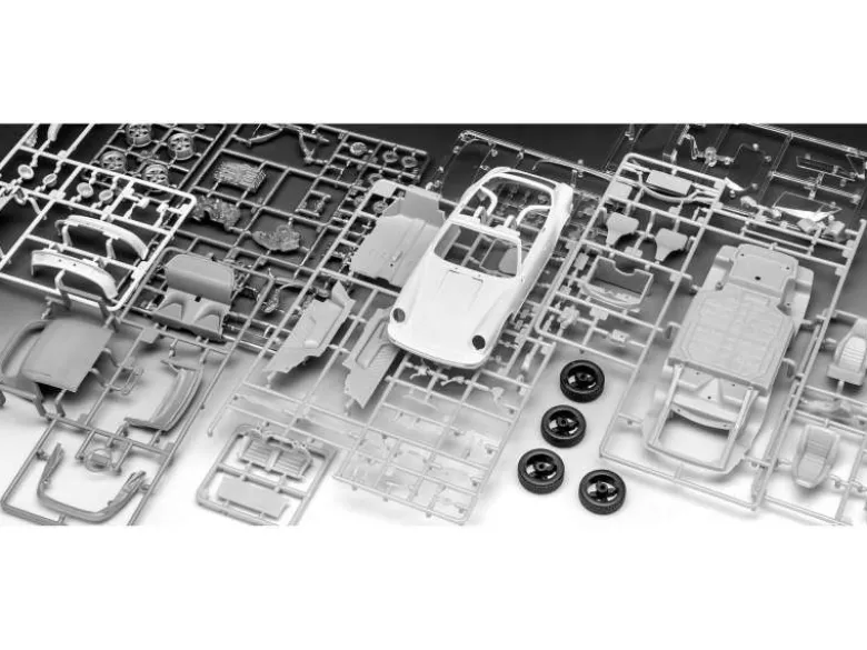 Revell 05646Geschenkset 50 Years of Porsche 911 G-Modell, Bausatz 1:24 mit Basiszubehör