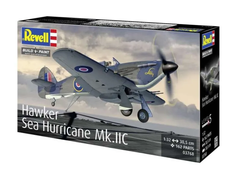 Revell 03768Hawker Sea Hurricane Mk.IIC, Modellbausatz 1:32