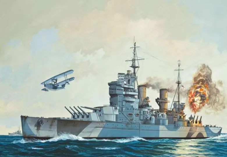 Revell 05182HMS Duke of York, Bausatz, 1:1200
