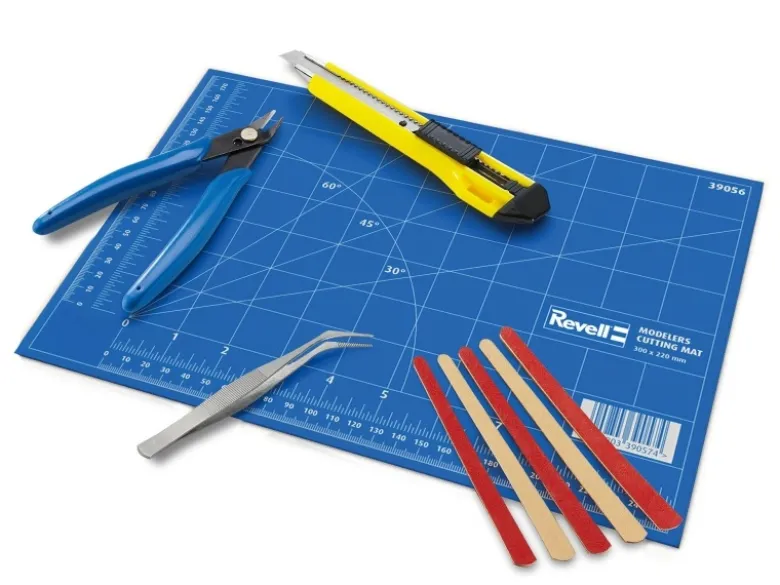 Revell 39639Hobby Tool Kit - Basic Set / 9-teilig Basiswerkzeug ideal für Plastikmodellbau