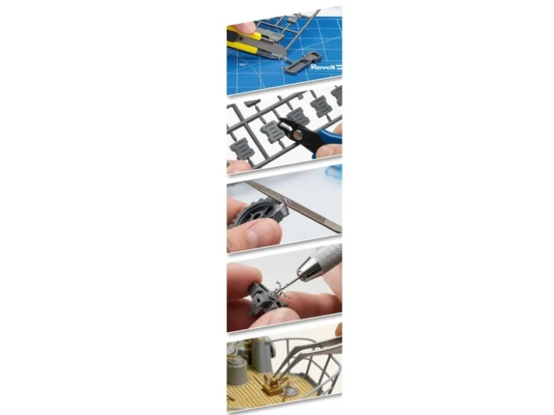 Revell 39640Hobby Tool Kit - Pro Set / 14-teiliges Werkzeugset ideal für Plastikmodellbau
