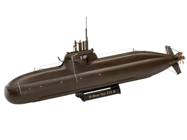 05186 Revell70 Jahre Bundeswehr: Wilhelm Bauer, Type 206A, Class2 1:144