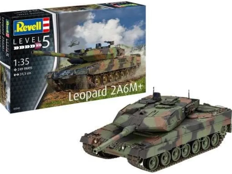 Revell 03342Leopard 2 A6M+ Bausatz 1:35