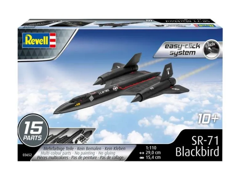 Revell 03652Lockheed SR-71 Blackbird easy-click-system Bausatz 1:110