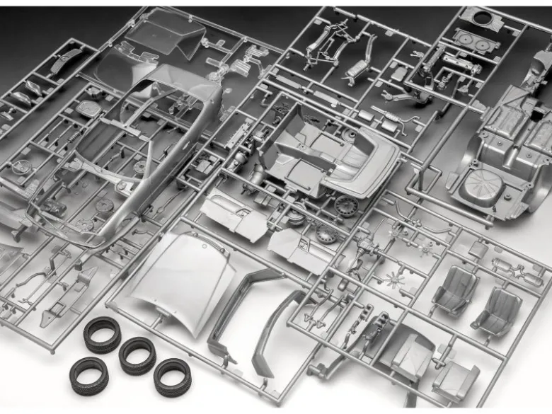 Revell 05615Mercedes-Benz 300 SL-24 Coupé - Bausatz 1:24 '140 Years of Innovation' - Modellbausatz mit Basiszubehör