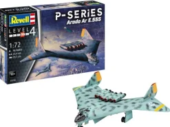 Revell 63790Model Set Arado Ar E.555 - P-Series, Modellbausatz 1:72 inkl. Pinsel, Farben und Kleber