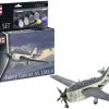 Revell 63775Model Set Fairey Gannet AS.1/AS.4 Bausatz 1:72 inkl. Pinsel, Farben und Kleber