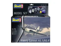 Revell 63775Model Set Fairey Gannet AS.1/AS.4 Bausatz 1:72 inkl. Pinsel, Farben und Kleber