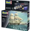 Revell 65458Model Set H.M.S. Beagle, Bausatz 1:96 inkl. Farben, Pinsel und Kleber