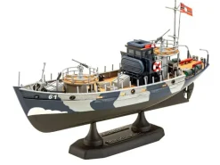 Revell 65242Model Set Kriegsfischkutter, Bausatz 1:144 inkl. Farben, Kleber und Pinsel