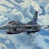 Revell 63844Model Set Lockheed Martin F-16D Tigermeet 2014 Set mit Pinsel, Farbe und Kleber