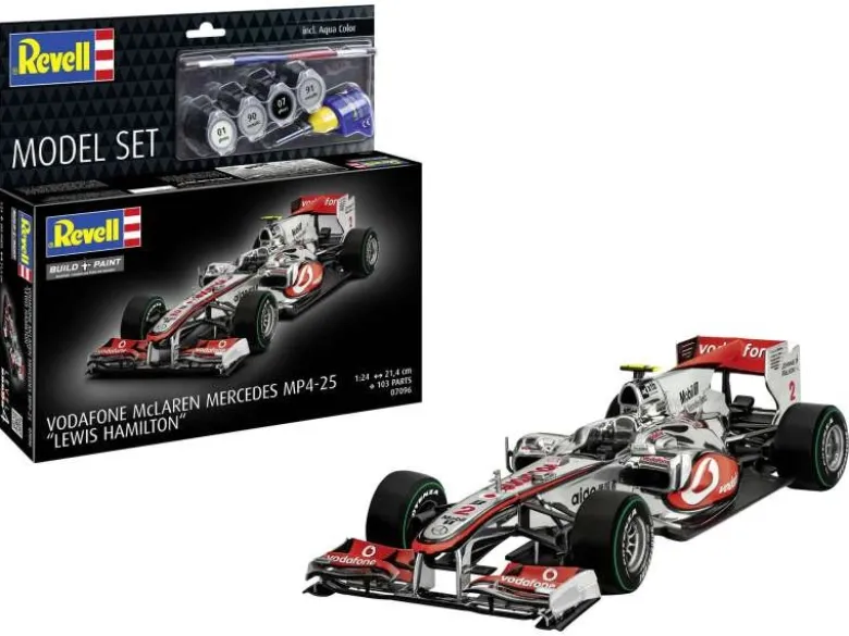 Revell 67096Model Set McLaren Mercedes MP4-25 "Lewis Hamilton" 1:24 Bausatz mit Basiszubehör