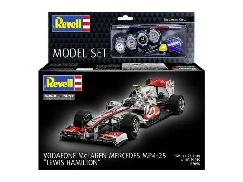 Revell 67096Model Set McLaren Mercedes MP4-25 "Lewis Hamilton" 1:24 Bausatz mit Basiszubehör