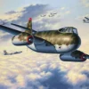 Revell 63774Model Set Messerschmitt P.1099A - P-Series, Bausatz 1:72 inkl. Pinsel, Farben und Kleber