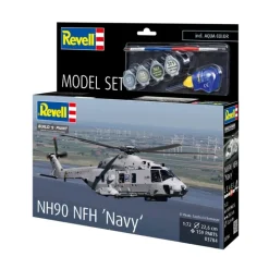 Revell 63784NH90 NFH 'Navy' Helikopter Modellbausatz 1:72 inkl. Farben, Kleber und Pinsel