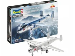 Revell 05643North American B-25J Mitchell, Modellbausatz 1:48 inkl. Farben, Pinsel und Kleber