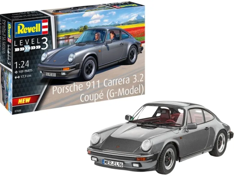 Revell 07688Porsche 911 G Model Coupe 1:24 Modellbausatz