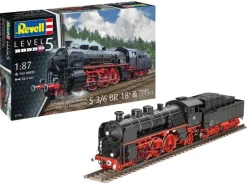 Revell 02168Schnellzuglokomotive S3/6 BR18 mit Tender, Bausatz, 1:87