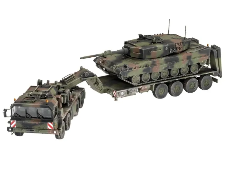 Revell 03311SLT 50-3 Elefant + Leopard 2A4 1:72 Plastik Modellbausatz