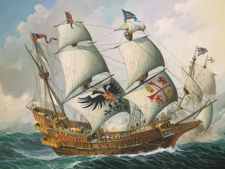 Revell 05620Spanische Galleone, Modellbausatz 1:96