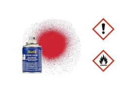 Revell 34330Spray Color feuerrot, seidenmatt 100ml
