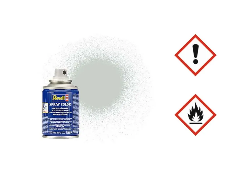 Revell 34371Spray Color hellgrau, seidenmatt 100ml