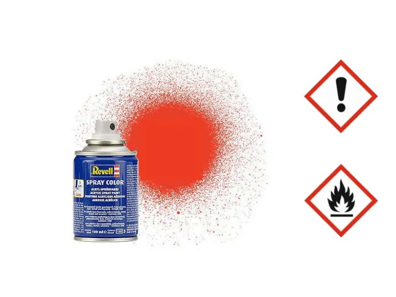Revell 34125Spray Color leuchtorange, matt 100ml