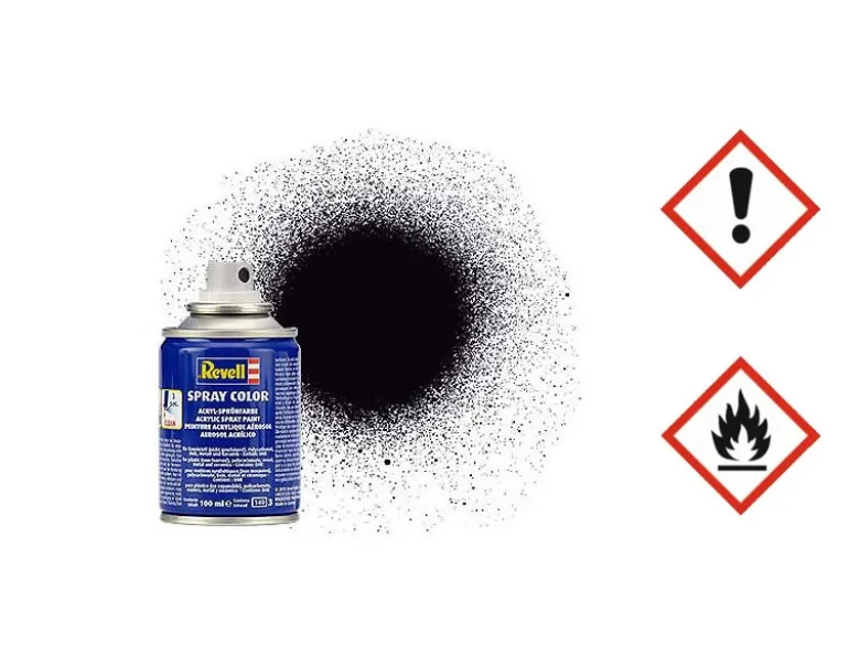Revell 34108Spray Color schwarz, matt 100ml