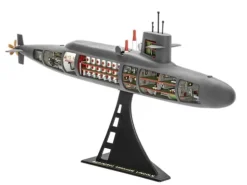 Revell 05185S.S.B. Abraham Lincoln mit Inneneinrichtung, Bausatz 1:253