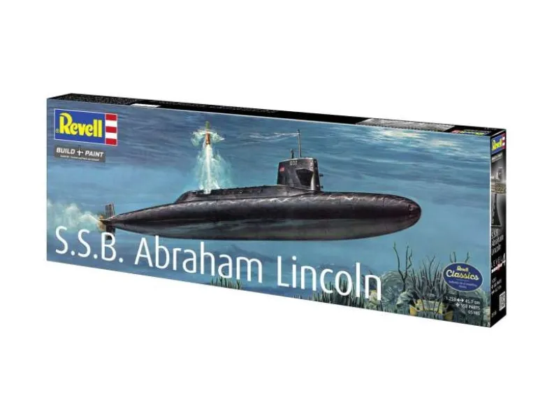 Revell 05185S.S.B. Abraham Lincoln mit Inneneinrichtung, Bausatz 1:253